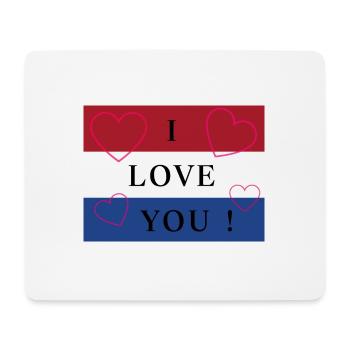 Holland / Netherlands / Pays-Bas Flag / Drapeau - Tapis de souris (format paysage) - blanc - Devant