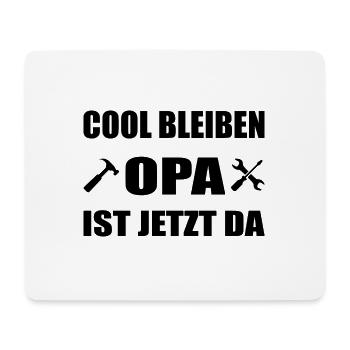 Opa - Mousepad (Querformat) - Weiß - Vorne