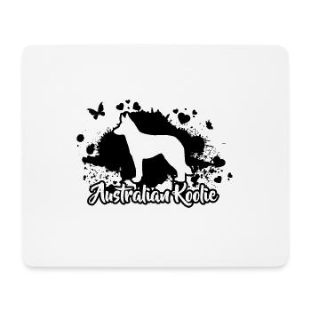 Australian Koolie Hunde Hunderasse Wilsigns - Mousepad (Querformat) - Weiß - Vorne