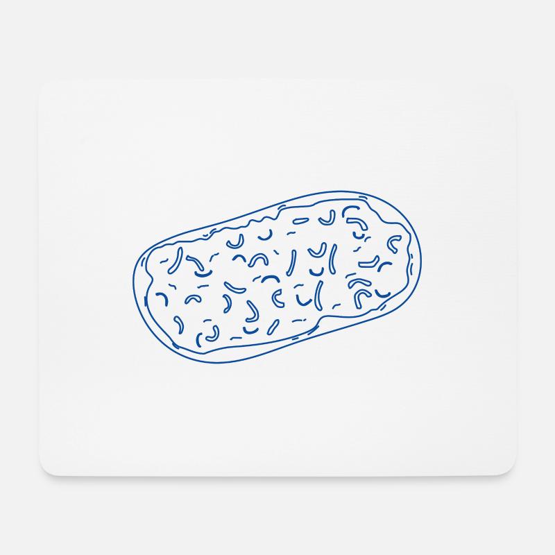 Tarte flambée - Mouse Pad (horizontal) - white