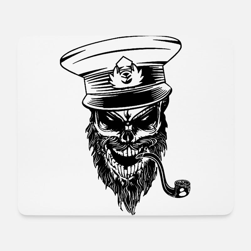 Seemann - Mousepad (Querformat) - Weiß