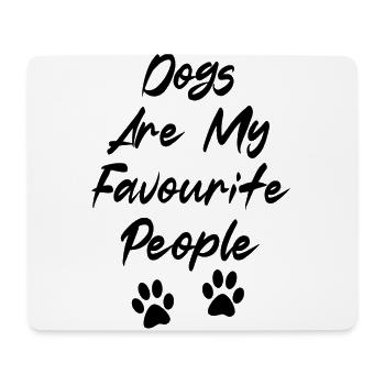 Dog man - Mouse Pad (horizontal) - white - Front