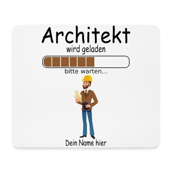 Angehende Architekten Architekturstudent für Baby - Mousepad (Querformat) - Weiß - Vorne