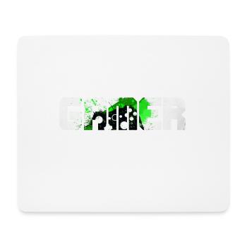 Gamer - Mousepad (Querformat) - Weiß - Vorne