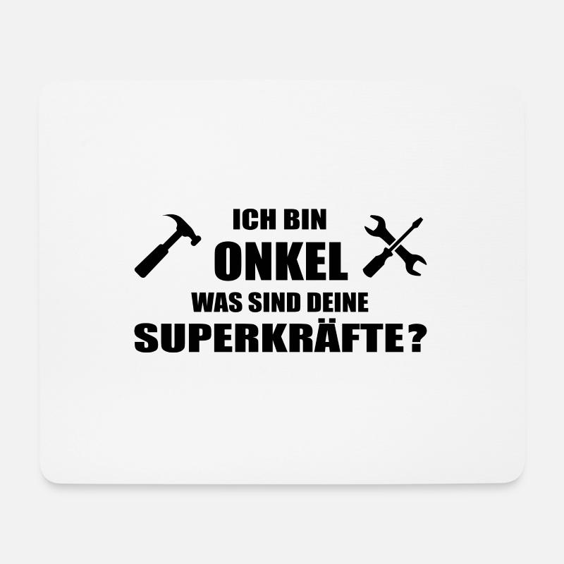 Onkel - Mousepad (Querformat) - Weiß