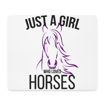 Drôle de cheval jument Pony Shetty Étalon cadeau - Tapis de souris (format paysage) - blanc - Devant