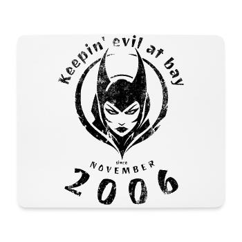 18. Geburtstag Keepin evil at bay since 11/2006 - Mousepad (Querformat) - Weiß - Vorne