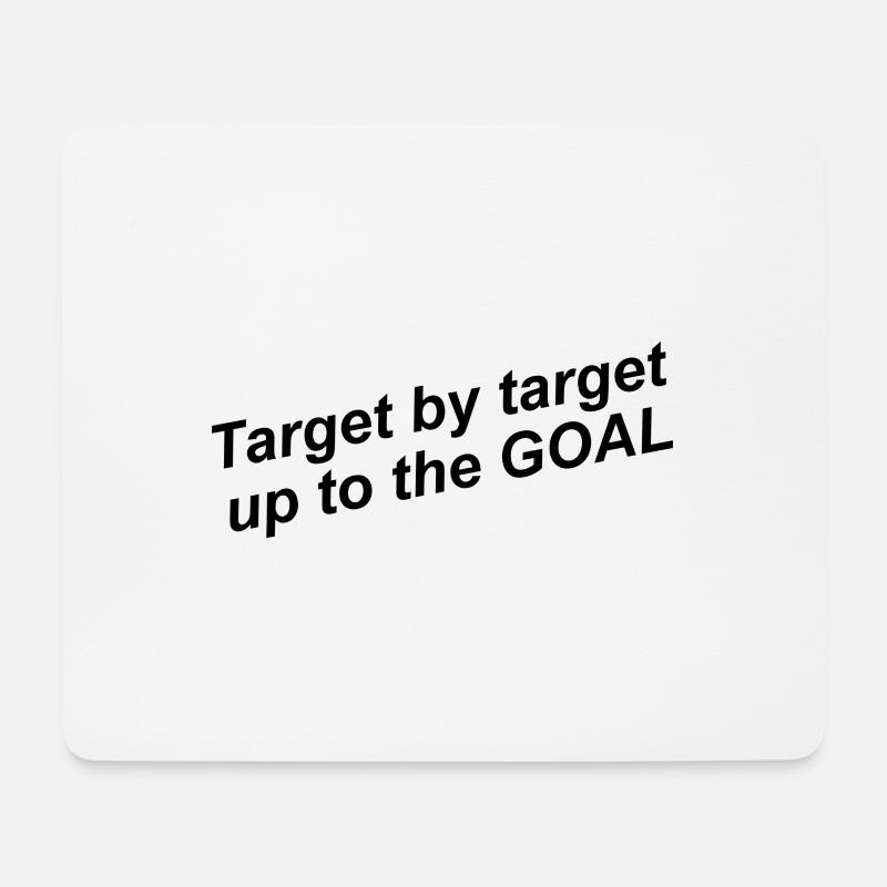 Goals Life Goals Willpower Mindset - Mouse Pad (horizontal) - white