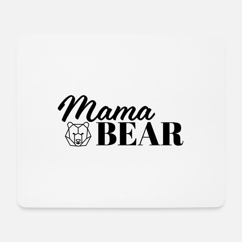 Mama Bear - Mouse Pad (horizontal) - white