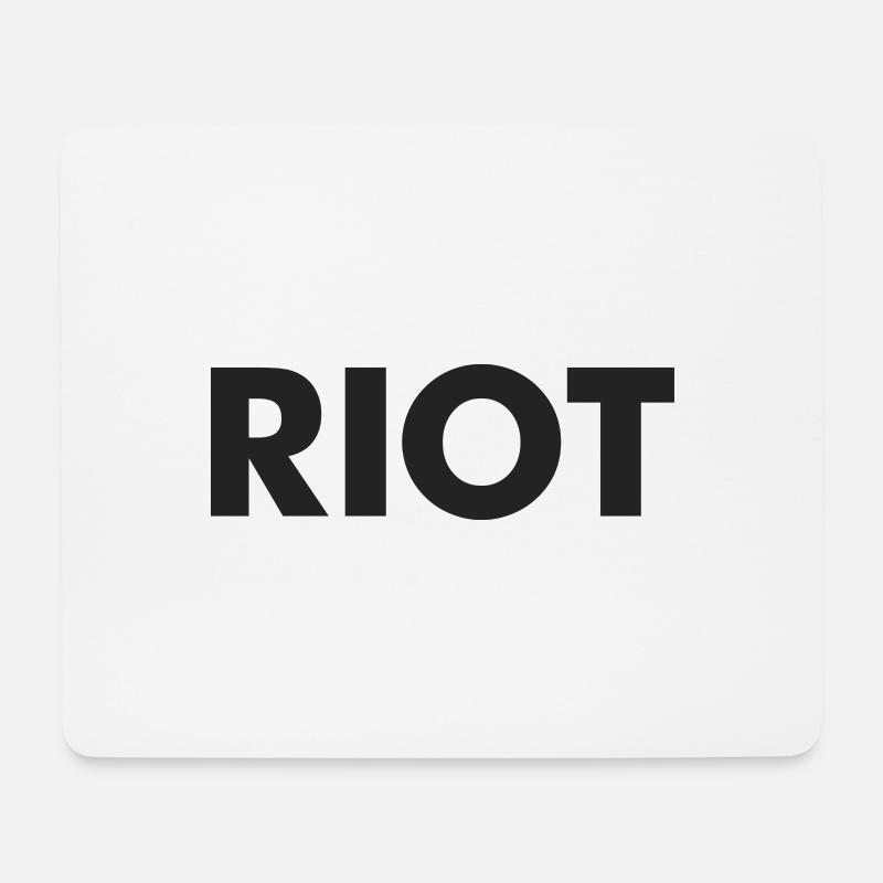 RIOT - Mouse Pad (horizontal) - white