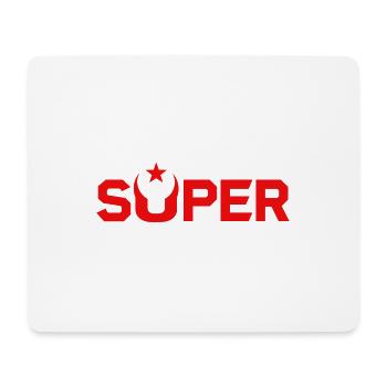 Süper Turquie Football 2026 - Tapis de souris (format paysage) - blanc - Devant