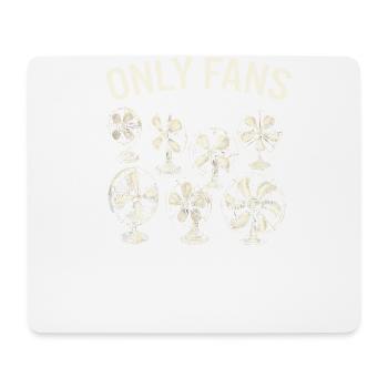 Drôle Fans Vintage Fan Humour Style Rétro - Tapis de souris (format paysage) - blanc - Devant