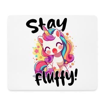 Ein Einhorn für süße Heldinnen - Mousepad (Querformat) - Weiß - Vorne
