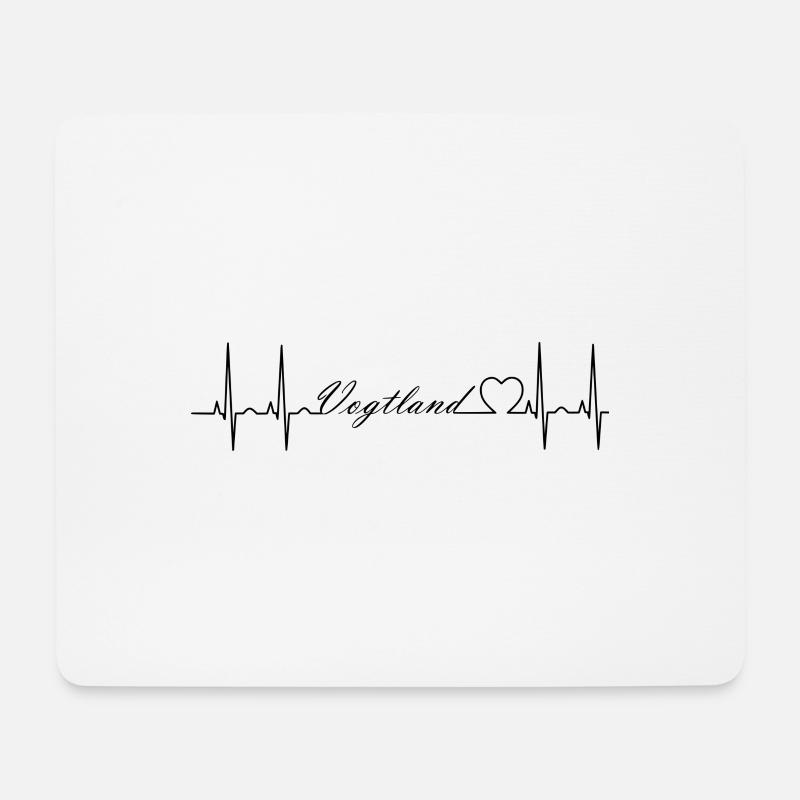 Vogtland - Mouse Pad (horizontal) - white