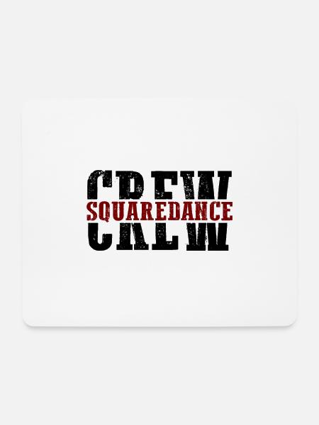 Squaredance Crew Paartanz Westerntanz Geschenk - Mousepad (Querformat) - Weiß