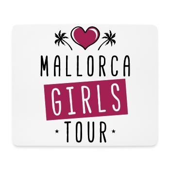 Majorque coeur girls tour - Tapis de souris (format paysage) - blanc - Devant