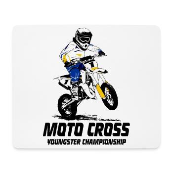 Kinder Motocross - KIDS MX - Tapis de souris (format paysage) - blanc - Devant