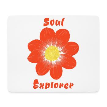 Seelen-Entdecker - Mousepad (Querformat) - Weiß - Vorne