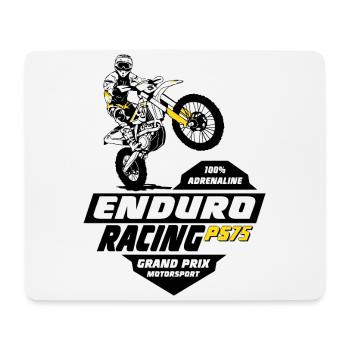 Enduro Offroad - Mouse Pad (horizontal) - white - Front
