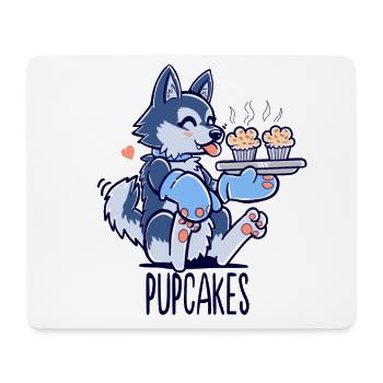 Ich mache Pupcakes - Mousepad (Querformat) - Weiß - Vorne