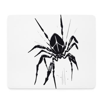 Spider,Black,Tarantula,Illustration - Mouse Pad (horizontal) - white - Front