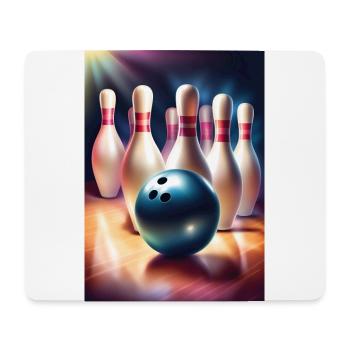Superbe cadeau de fête des pères de bowling - Tapis de souris (format paysage) - blanc - Devant