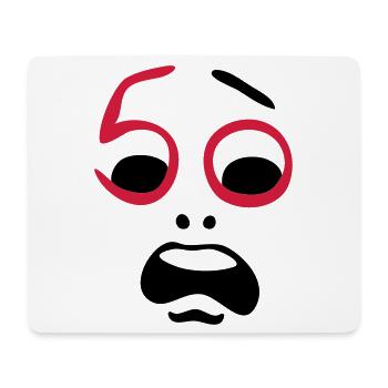 Help, 50 years! - Mouse Pad (horizontal) - white - Front
