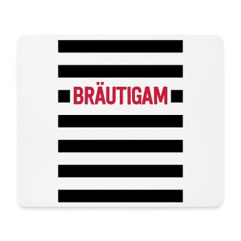 Groom - strip bachelor party - Mouse Pad (horizontal) - white - Front