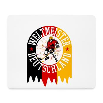 Weltmeister Deutschland - Mousepad (Querformat) - Weiß - Vorne