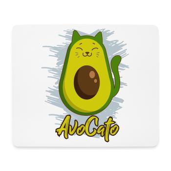 Tee shirt Avocato Sweet Amant des chats de l'avocat comme Ges - Tapis de souris (format paysage) - blanc - Devant