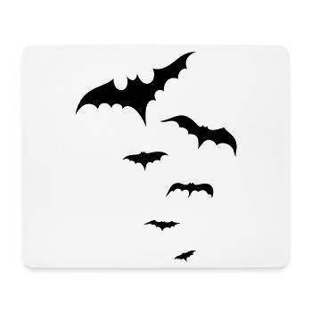 Halloween Fledermäuse, bats - Mousepad (Querformat) - Weiß - Vorne