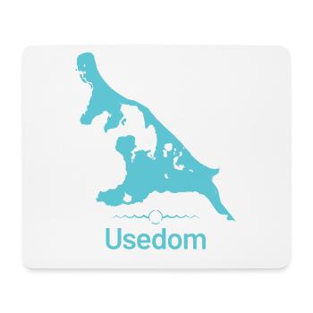 Usedom | Design map - Mouse Pad (horizontal) - white - Front