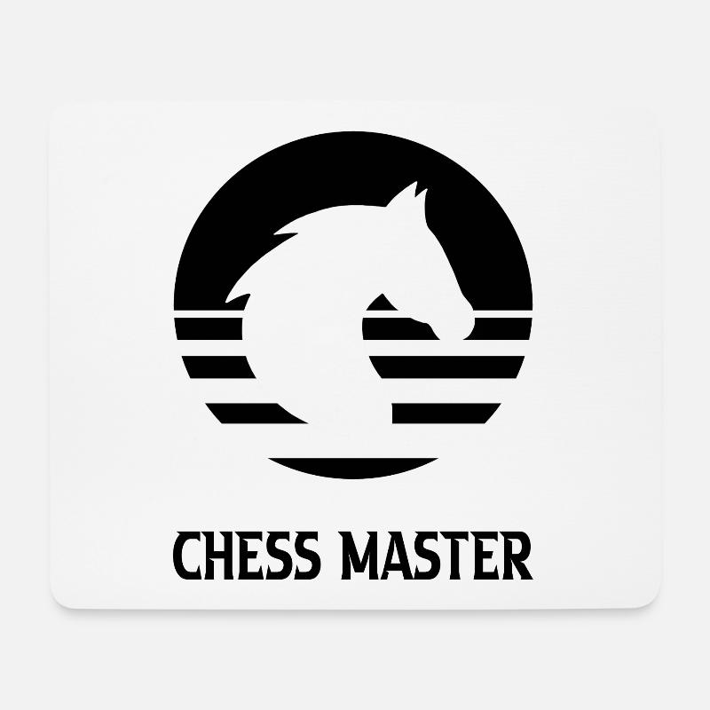 Chess - Mousepad (Querformat) - Weiß