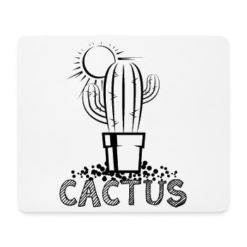 Cactus Cactus Cactus Symbole Sable Désert Graphique - Tapis de souris (format paysage) - blanc - Devant