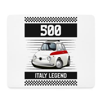 Italie Legend 500 - Tapis de souris (format paysage) - blanc - Devant