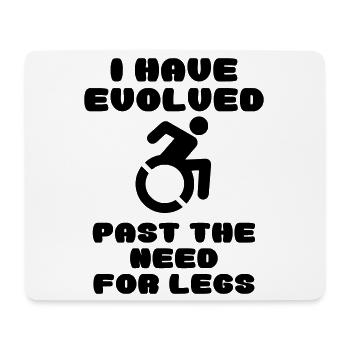Wheelchair users know better * - Mouse Pad (horizontal) - white - Front