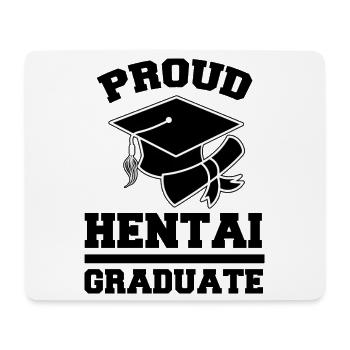 Kanji Statement Nerdy Manga Anime Japan Baka - Mouse Pad (horizontal) - white - Front