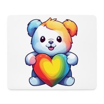 Love is a Bear Necessity - Mouse Pad (horizontal) - white - Front