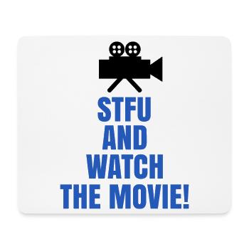 Movies Theater Streaming Statement Camera - Mouse Pad (horizontal) - white - Front