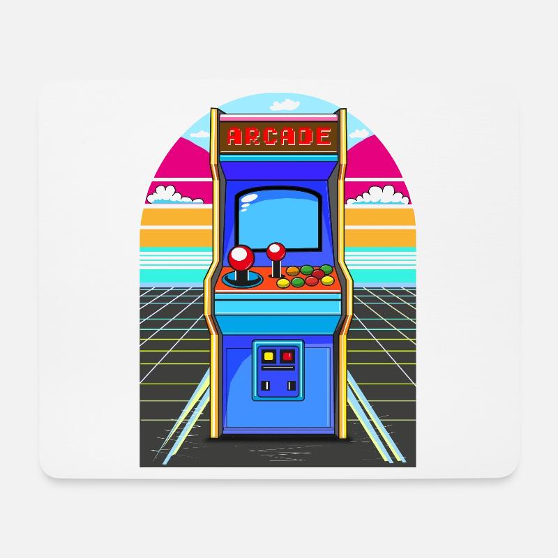 Arcade - Mousepad (Querformat) - Weiß
