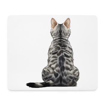 Mau égyptien - Tapis de souris (format paysage) - blanc - Devant