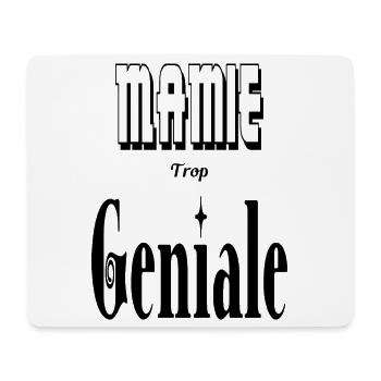 Mamie Trop Géniale Grand Mère - Tapis de souris (format paysage) - blanc - Devant