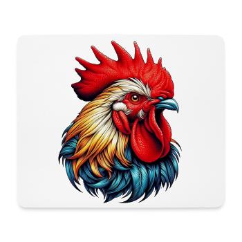 Hahn Henne - Mousepad (Querformat) - Weiß - Vorne