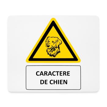 Dog character - Mouse Pad (horizontal) - white - Front