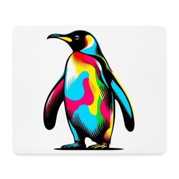 Pingouin - Tapis de souris (format paysage) - blanc - Devant