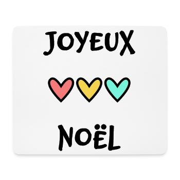 WEIHNACHTEN. FROHE WEIHNACHTEN. FROHE WEIHNACHTEN. WEIHNACHTSMANN - Mousepad (Querformat) - Weiß - Vorne