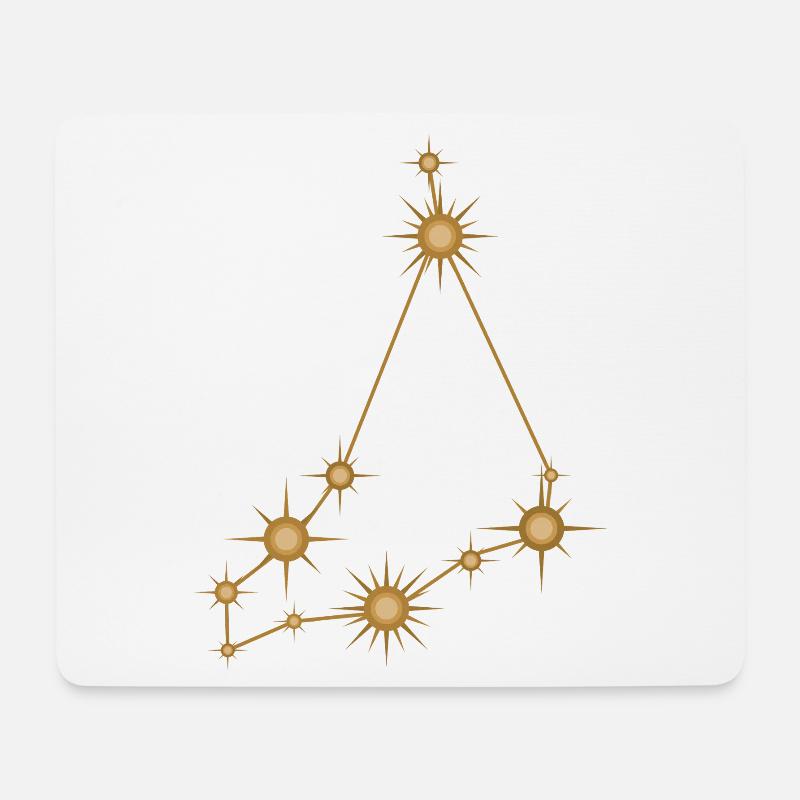 Sternbild Steinbock Sternzeichen Sternzeichen - Mousepad (Querformat) - Weiß