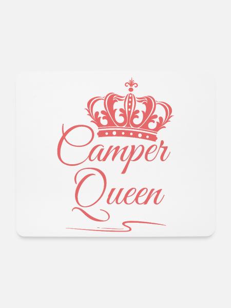 Camper Queen - Mousepad (Querformat) - Weiß