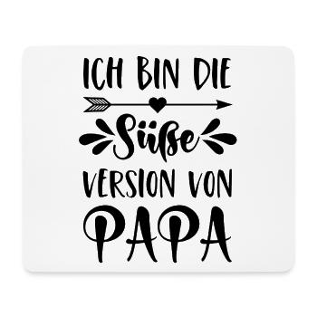 Ich bin die süße Version von Papa - Mousepad (Querformat) - Weiß - Vorne