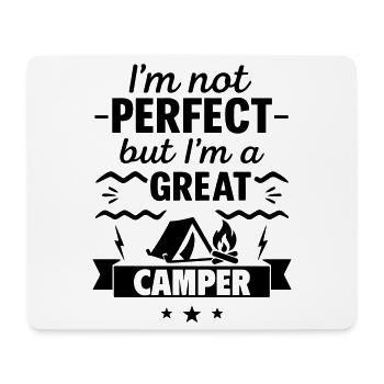 Pas parfait mais un excellent camping-car - Tapis de souris (format paysage) - blanc - Devant